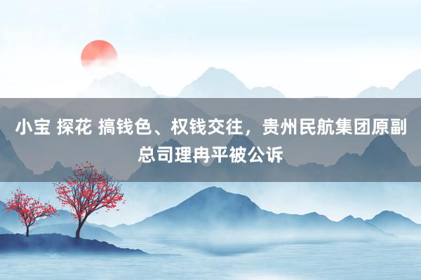小宝 探花 搞钱色、权钱交往，贵州民航集团原副总司理冉平被公诉