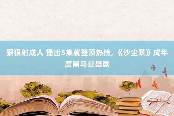 狠狠射成人 播出5集就登顶热榜, 《沙尘暴》成年度黑马悬疑剧