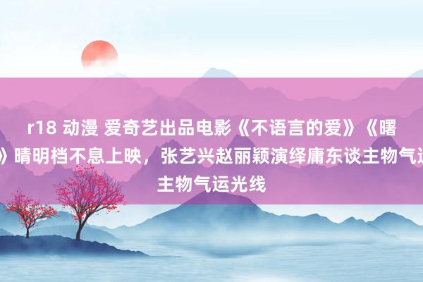 r18 动漫 爱奇艺出品电影《不语言的爱》《曙光.花》晴明档不息上映，张艺兴赵丽颖演绎庸东谈主物气运光线