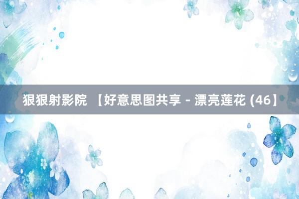 狠狠射影院 【好意思图共享 - 漂亮莲花 (46】